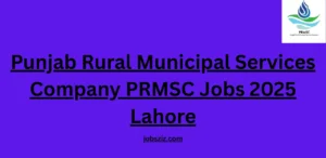Punjab Rural Municipal Services Company PRMSC Jobs 2025 Lahore